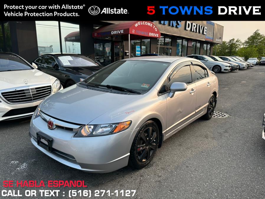 2007 Honda Civic Sdn 4dr AT LX, available for sale in Inwood, New York | 5 Towns Drive. Inwood, New York