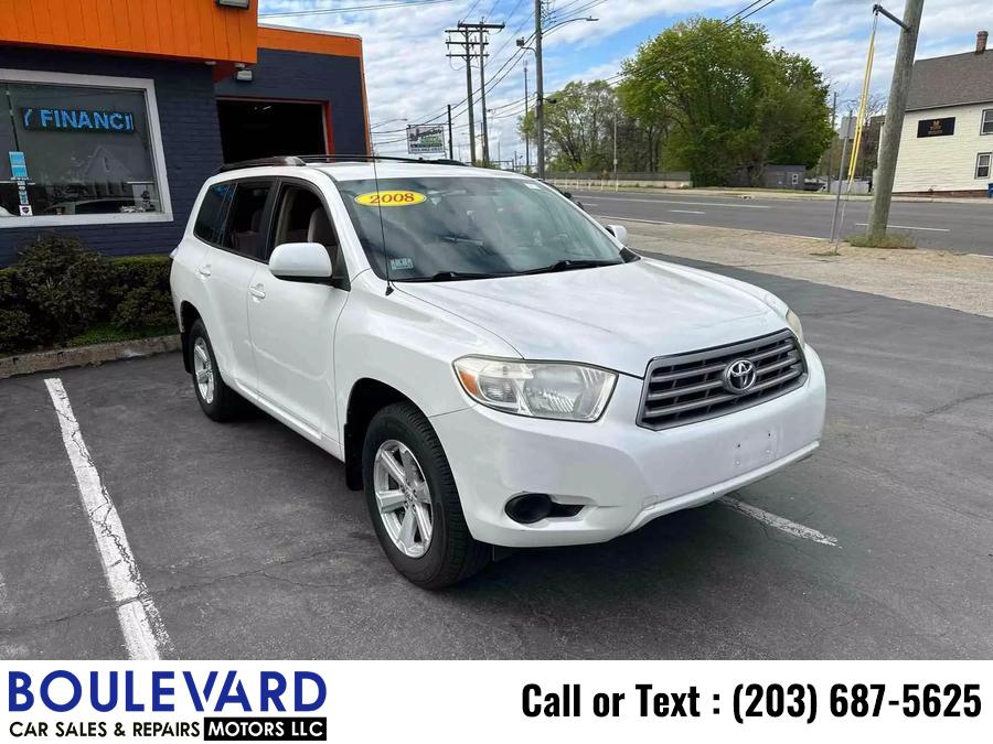 2008 Toyota Highlander Sport Utility 4D, available for sale in New Haven, Connecticut | Boulevard Motors LLC. New Haven, Connecticut