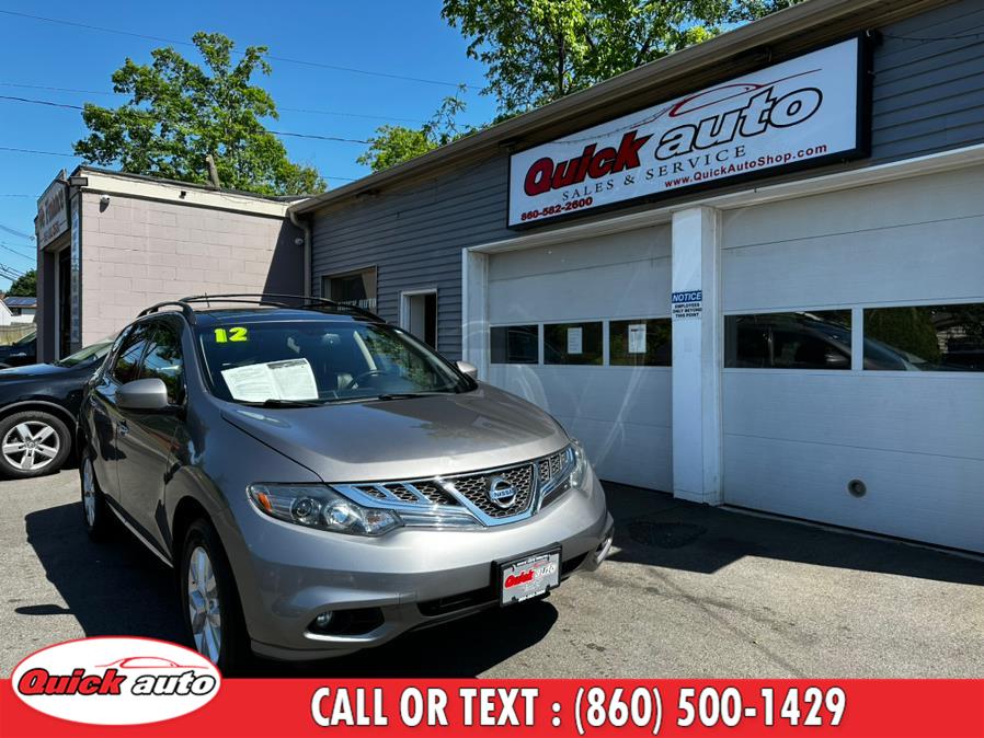 2012 Nissan Murano AWD 4dr SL, available for sale in Bristol, Connecticut | Quick Auto LLC. Bristol, Connecticut 2012 Nissan Murano AWD 4dr SL, available for sale in Bristol, Connecticut | Quick Auto LLC. Bristol, Connecticut