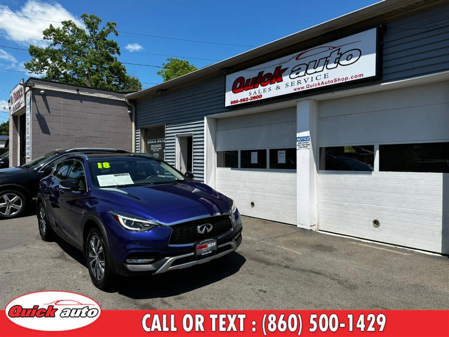 2018 INFINITI QX30 Luxury AWD, available for sale in Bristol, Connecticut | Quick Auto LLC. Bristol, Connecticut 2018 INFINITI QX30 Luxury AWD, available for sale in Bristol, Connecticut | Quick Auto LLC. Bristol, Connecticut
