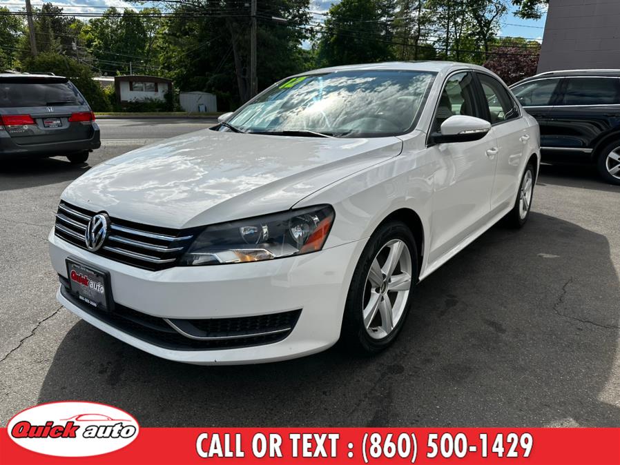 2012 Volkswagen Passat 4dr Sdn 2.5L Auto SE w/Sunroof & Nav PZEV, available for sale in Bristol, Connecticut | Quick Auto LLC. Bristol, Connecticut 2012 Volkswagen Passat 4dr Sdn 2.5L Auto SE w/Sunroof & Nav PZEV, available for sale in Bristol, Connecticut | Quick Auto LLC. Bristol, Connecticut