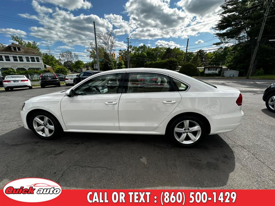 2012 Volkswagen Passat 4dr Sdn 2.5L Auto SE w/Sunroof & Nav PZEV, available for sale in Bristol, Connecticut | Quick Auto LLC. Bristol, Connecticut 2012 Volkswagen Passat 4dr Sdn 2.5L Auto SE w/Sunroof & Nav PZEV, available for sale in Bristol, Connecticut | Quick Auto LLC. Bristol, Connecticut