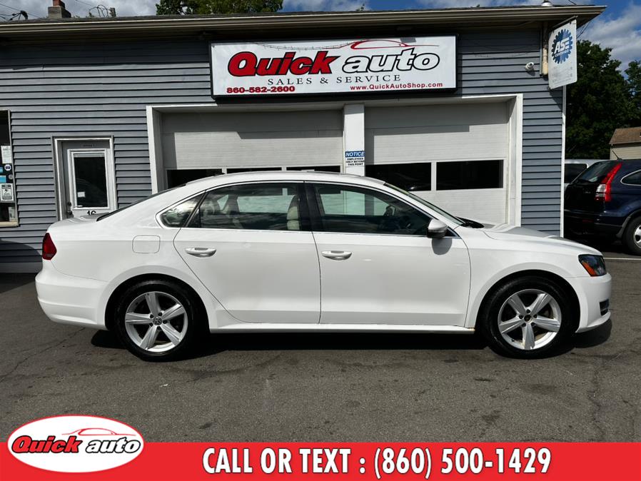 2012 Volkswagen Passat 4dr Sdn 2.5L Auto SE w/Sunroof & Nav PZEV, available for sale in Bristol, Connecticut | Quick Auto LLC. Bristol, Connecticut 2012 Volkswagen Passat 4dr Sdn 2.5L Auto SE w/Sunroof & Nav PZEV, available for sale in Bristol, Connecticut | Quick Auto LLC. Bristol, Connecticut