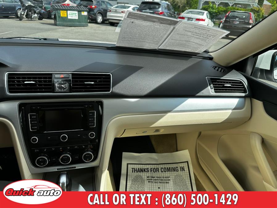 2012 Volkswagen Passat 4dr Sdn 2.5L Auto SE w/Sunroof & Nav PZEV, available for sale in Bristol, Connecticut | Quick Auto LLC. Bristol, Connecticut 2012 Volkswagen Passat 4dr Sdn 2.5L Auto SE w/Sunroof & Nav PZEV, available for sale in Bristol, Connecticut | Quick Auto LLC. Bristol, Connecticut