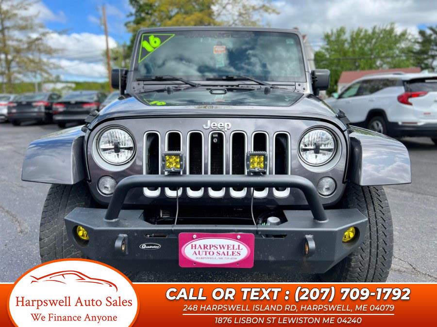 2016 Jeep Wrangler Unlimited 4WD 4dr Sahara, available for sale in Harpswell, Maine | Harpswell Auto Sales Inc. Harpswell, Maine 2016 Jeep Wrangler Unlimited 4WD 4dr Sahara, available for sale in Harpswell, Maine | Harpswell Auto Sales Inc. Harpswell, Maine