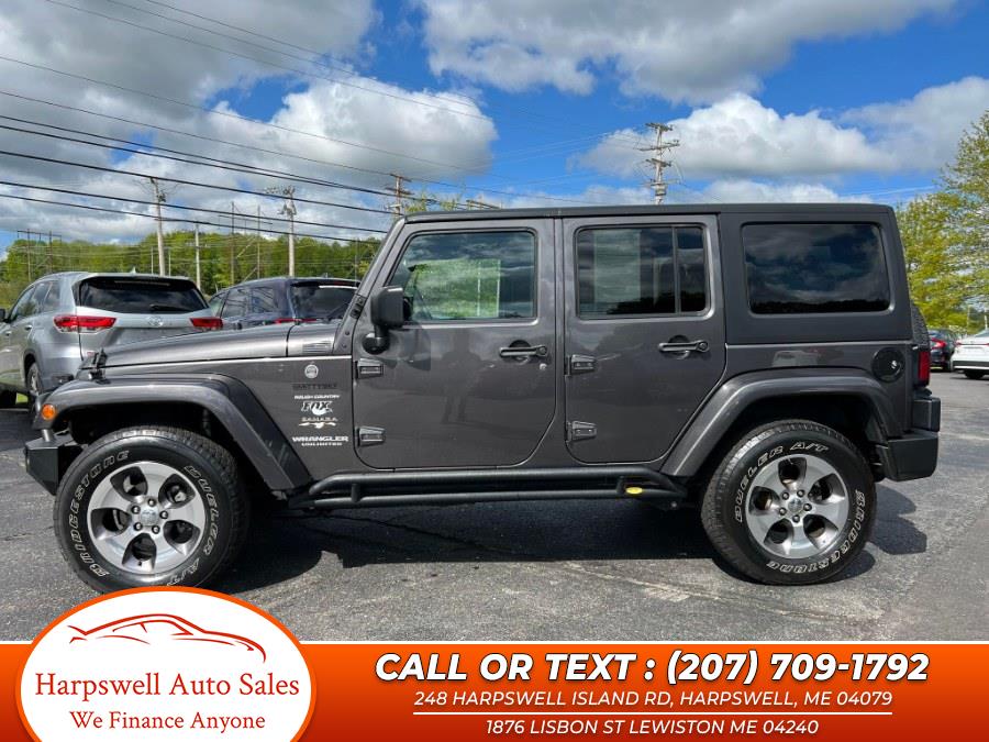 2016 Jeep Wrangler Unlimited 4WD 4dr Sahara, available for sale in Harpswell, Maine | Harpswell Auto Sales Inc. Harpswell, Maine 2016 Jeep Wrangler Unlimited 4WD 4dr Sahara, available for sale in Harpswell, Maine | Harpswell Auto Sales Inc. Harpswell, Maine