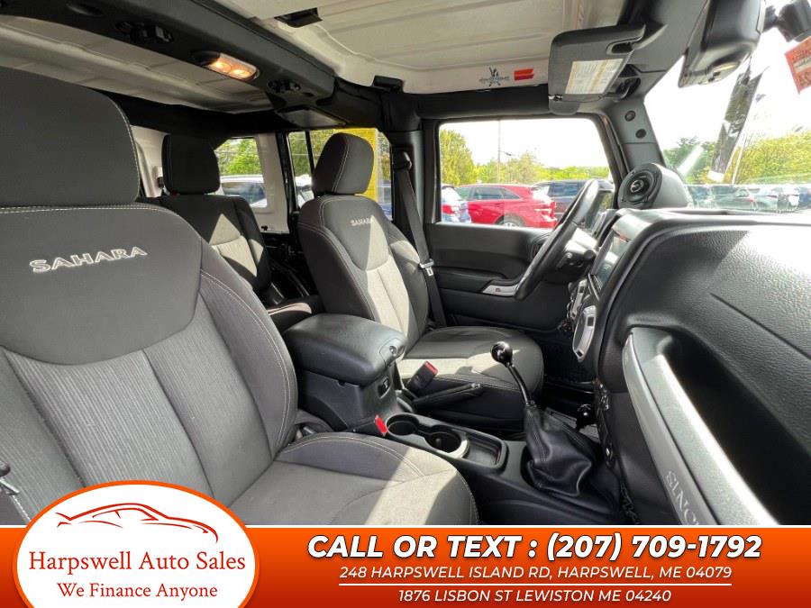 2016 Jeep Wrangler Unlimited 4WD 4dr Sahara, available for sale in Harpswell, Maine | Harpswell Auto Sales Inc. Harpswell, Maine 2016 Jeep Wrangler Unlimited 4WD 4dr Sahara, available for sale in Harpswell, Maine | Harpswell Auto Sales Inc. Harpswell, Maine