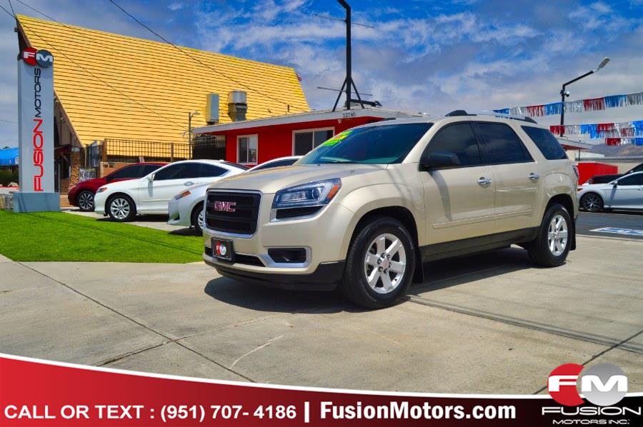2015 GMC Acadia AWD 4dr SLE w/SLE-2, available for sale in Moreno Valley, California | Fusion Motors Inc. Moreno Valley, California