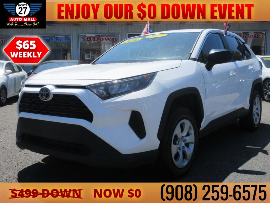 2022 Toyota RAV4 LE FWD (Natl), available for sale in Linden, New Jersey | Route 27 Auto Mall. Linden, New Jersey 2022 Toyota RAV4 LE FWD (Natl), available for sale in Linden, New Jersey | Route 27 Auto Mall. Linden, New Jersey