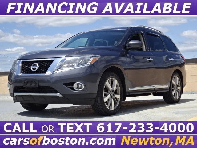2013 Nissan Pathfinder Platinum 4WD, available for sale in Newton, Massachusetts | Cars of Boston. Newton, Massachusetts 2013 Nissan Pathfinder Platinum 4WD, available for sale in Newton, Massachusetts | Cars of Boston. Newton, Massachusetts