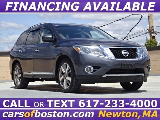 2013 Nissan Pathfinder Platinum 4WD, available for sale in Newton, Massachusetts | Cars of Boston. Newton, Massachusetts 2013 Nissan Pathfinder Platinum 4WD, available for sale in Newton, Massachusetts | Cars of Boston. Newton, Massachusetts