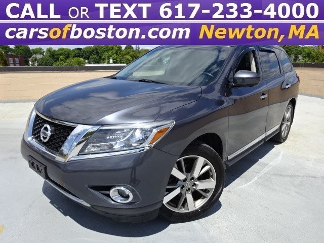 2013 Nissan Pathfinder Platinum 4WD, available for sale in Newton, Massachusetts | Cars of Boston. Newton, Massachusetts 2013 Nissan Pathfinder Platinum 4WD, available for sale in Newton, Massachusetts | Cars of Boston. Newton, Massachusetts