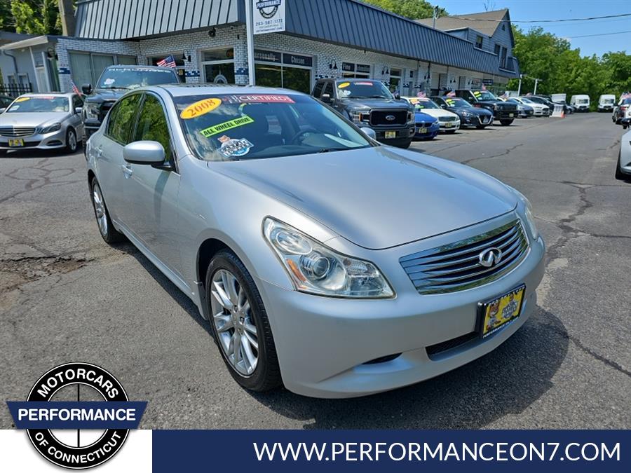 2008 Infiniti G35 S 4dr x AWD, available for sale in Wilton, Connecticut | Performance Motor Cars Of Connecticut LLC. Wilton, Connecticut