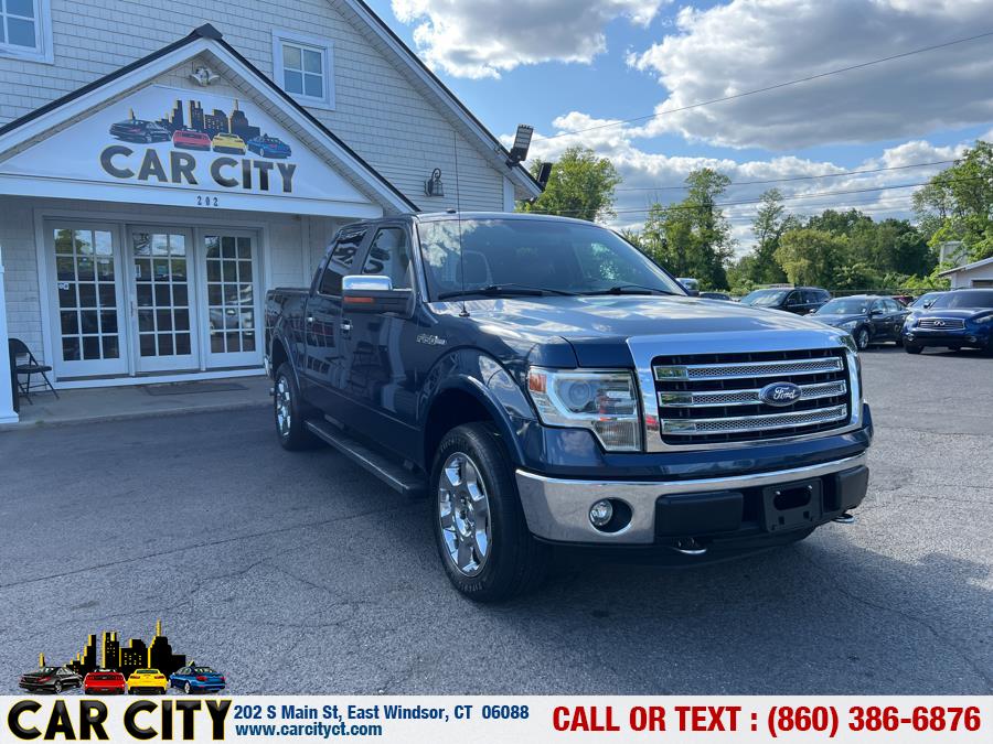 2014 Ford F-150 4WD SuperCrew 145" Lariat, available for sale in East Windsor, Connecticut | Car City LLC. East Windsor, Connecticut 2014 Ford F-150 4WD SuperCrew 145" Lariat, available for sale in East Windsor, Connecticut | Car City LLC. East Windsor, Connecticut