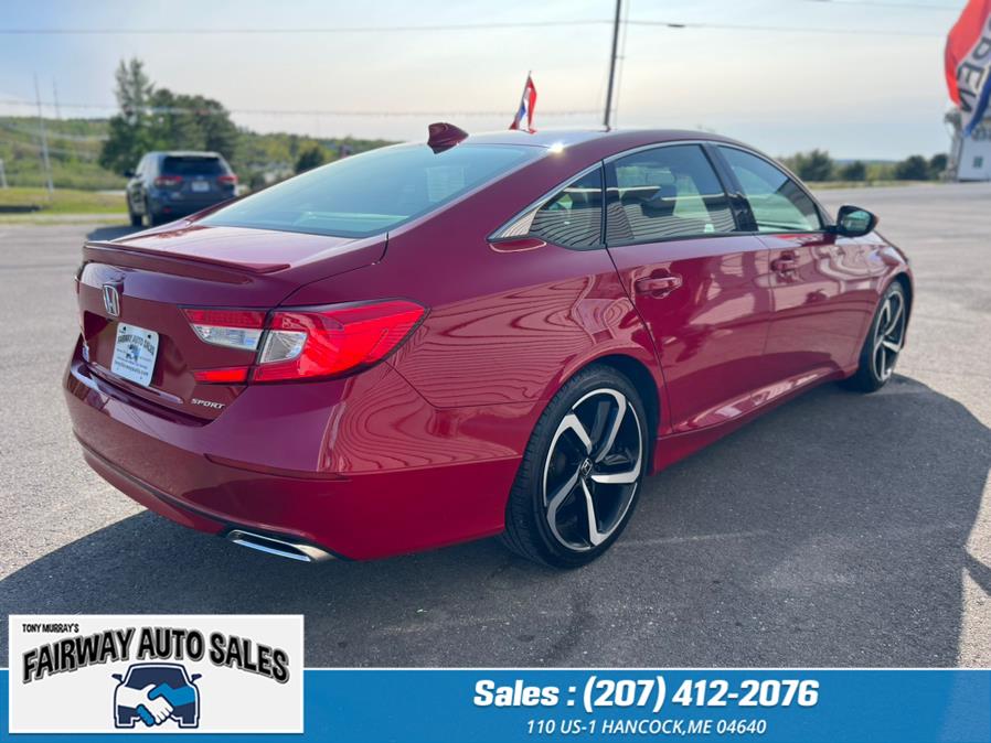 2018 Honda Accord Sedan Sport 1.5T Manual, available for sale in Hancock, Maine | Fairway Auto Sales. Hancock, Maine 2018 Honda Accord Sedan Sport 1.5T Manual, available for sale in Hancock, Maine | Fairway Auto Sales. Hancock, Maine