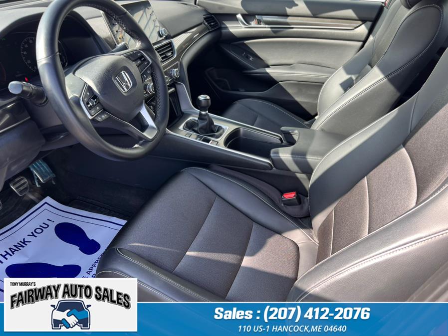 2018 Honda Accord Sedan Sport 1.5T Manual, available for sale in Hancock, Maine | Fairway Auto Sales. Hancock, Maine 2018 Honda Accord Sedan Sport 1.5T Manual, available for sale in Hancock, Maine | Fairway Auto Sales. Hancock, Maine