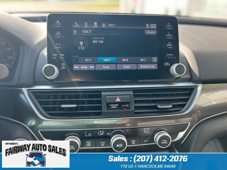 2018 Honda Accord Sedan Sport 1.5T Manual, available for sale in Hancock, Maine | Fairway Auto Sales. Hancock, Maine 2018 Honda Accord Sedan Sport 1.5T Manual, available for sale in Hancock, Maine | Fairway Auto Sales. Hancock, Maine