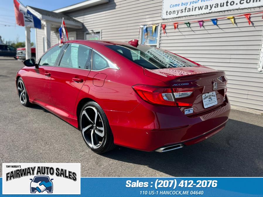 2018 Honda Accord Sedan Sport 1.5T Manual, available for sale in Hancock, Maine | Fairway Auto Sales. Hancock, Maine 2018 Honda Accord Sedan Sport 1.5T Manual, available for sale in Hancock, Maine | Fairway Auto Sales. Hancock, Maine