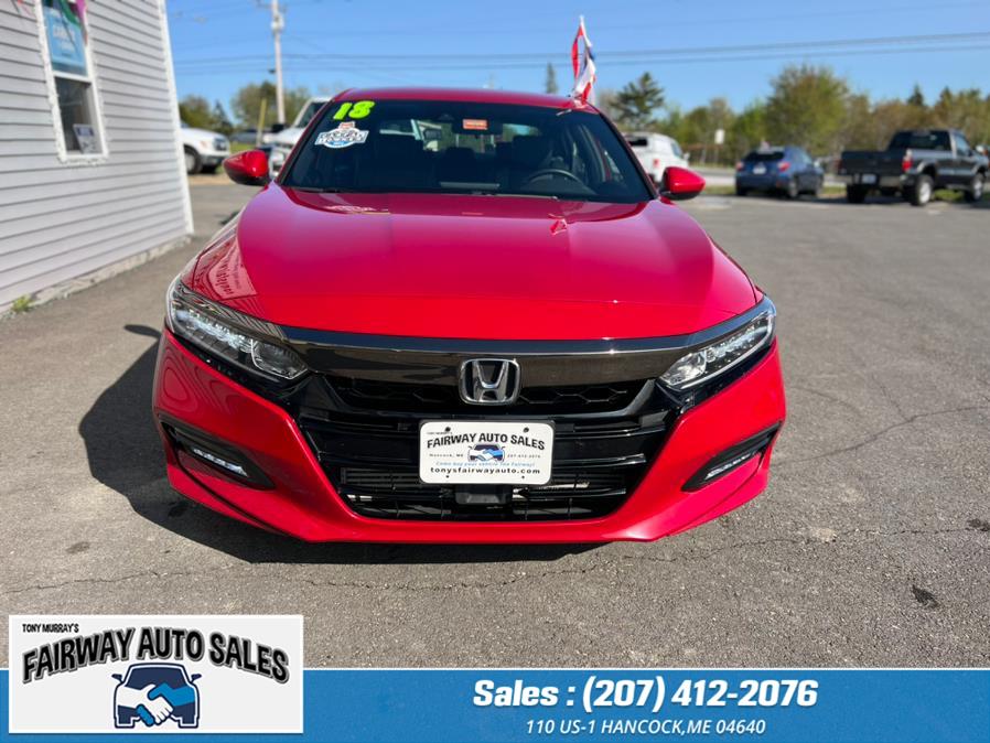 2018 Honda Accord Sedan Sport 1.5T Manual, available for sale in Hancock, Maine | Fairway Auto Sales. Hancock, Maine 2018 Honda Accord Sedan Sport 1.5T Manual, available for sale in Hancock, Maine | Fairway Auto Sales. Hancock, Maine