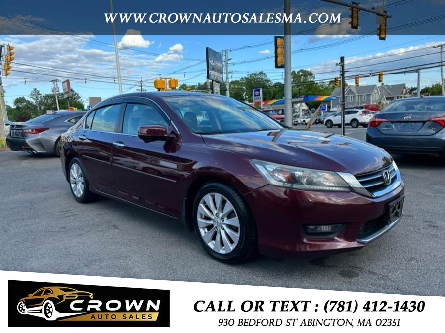 2014 Honda Accord Sedan 4dr I4 CVT EX-L, available for sale in Abington, Massachusetts | Crown Auto Sales. Abington, Massachusetts 2014 Honda Accord Sedan 4dr I4 CVT EX-L, available for sale in Abington, Massachusetts | Crown Auto Sales. Abington, Massachusetts
