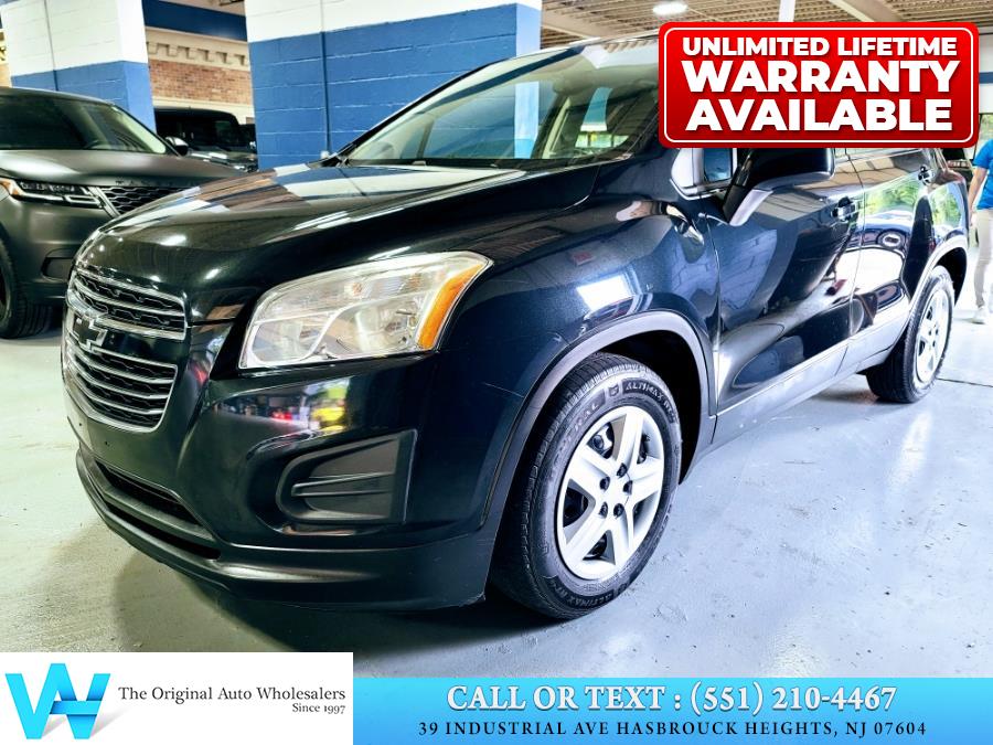 2016 Chevrolet Trax FWD 4dr LS w/1LS, available for sale in Hasbrouck Heights, New Jersey | AW Auto & Truck Wholesalers, Inc. Hasbrouck Heights, New Jersey 2016 Chevrolet Trax FWD 4dr LS w/1LS, available for sale in Hasbrouck Heights, New Jersey | AW Auto & Truck Wholesalers, Inc. Hasbrouck Heights, New Jersey