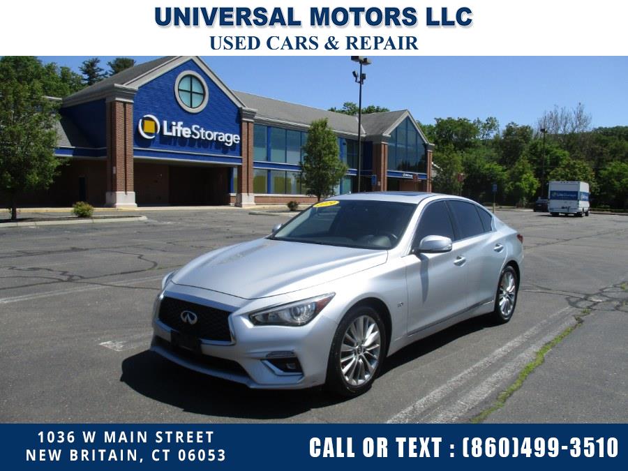 2019 INFINITI Q50 3.0t LUXE AWD, available for sale in New Britain, Connecticut | Universal Motors LLC. New Britain, Connecticut