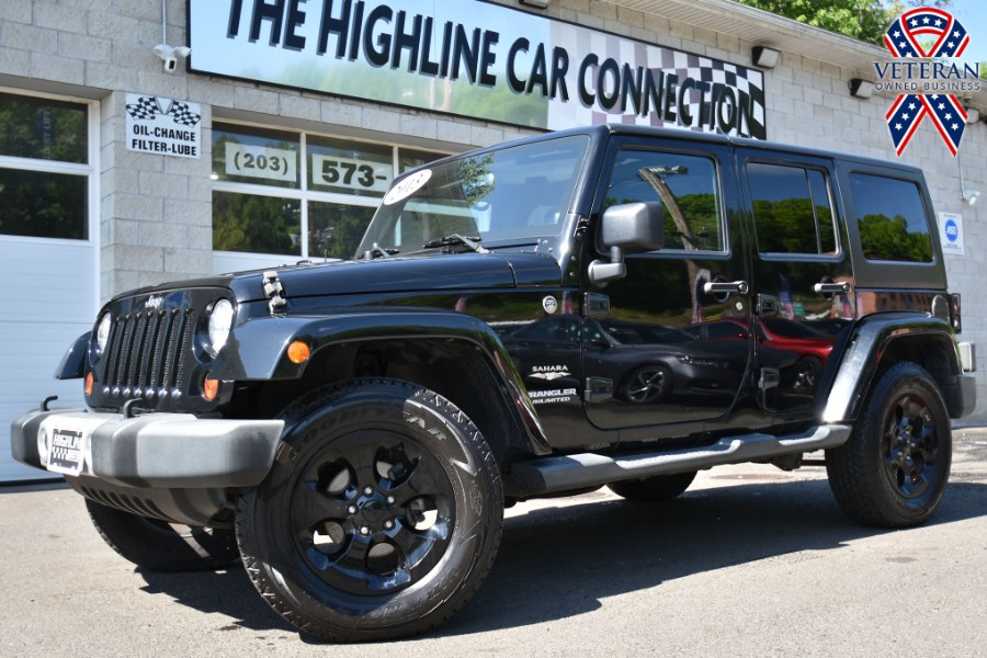 2013 Jeep Wrangler Unlimited 4WD 4dr Sahara, available for sale in Waterbury, Connecticut | Highline Car Connection. Waterbury, Connecticut