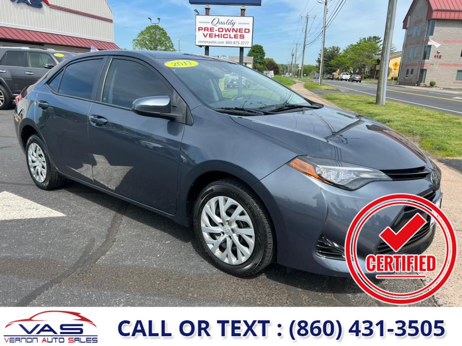 2017 Toyota Corolla LE CVT (Natl), available for sale in Manchester, Connecticut | Vernon Auto Sale & Service. Manchester, Connecticut 2017 Toyota Corolla LE CVT (Natl), available for sale in Manchester, Connecticut | Vernon Auto Sale & Service. Manchester, Connecticut