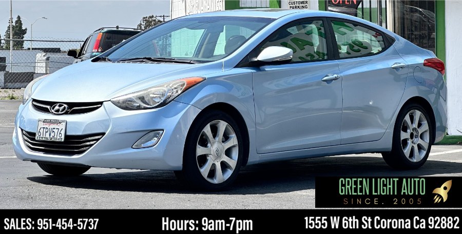 2012 Hyundai Elantra 4dr Sdn Auto Limited PZEV (Ulsan Plant), available for sale in Corona, California | Green Light Auto. Corona, California 2012 Hyundai Elantra 4dr Sdn Auto Limited PZEV (Ulsan Plant), available for sale in Corona, California | Green Light Auto. Corona, California