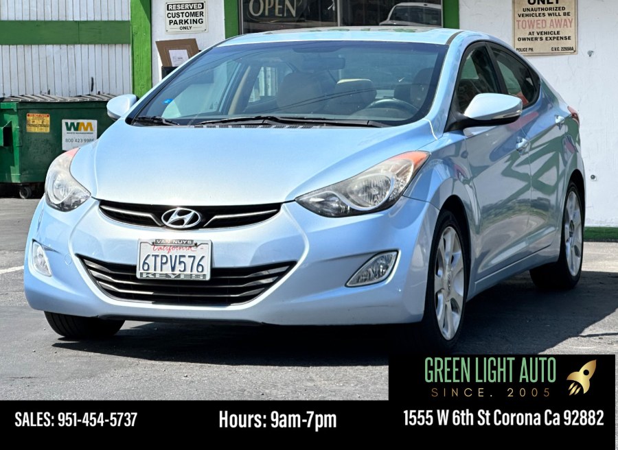 2012 Hyundai Elantra 4dr Sdn Auto Limited PZEV (Ulsan Plant), available for sale in Corona, California | Green Light Auto. Corona, California 2012 Hyundai Elantra 4dr Sdn Auto Limited PZEV (Ulsan Plant), available for sale in Corona, California | Green Light Auto. Corona, California