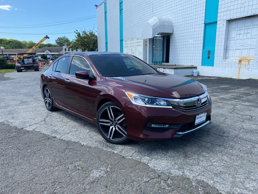 2016 Honda Accord Sedan 4dr I4 CVT Sport, available for sale in Milford, Connecticut | Dealertown Auto Wholesalers. Milford, Connecticut 2016 Honda Accord Sedan 4dr I4 CVT Sport, available for sale in Milford, Connecticut | Dealertown Auto Wholesalers. Milford, Connecticut