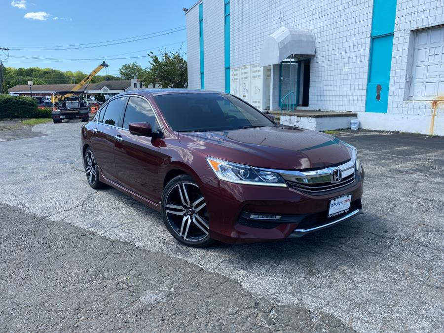 2016 Honda Accord Sedan 4dr I4 CVT Sport, available for sale in Milford, Connecticut | Dealertown Auto Wholesalers. Milford, Connecticut 2016 Honda Accord Sedan 4dr I4 CVT Sport, available for sale in Milford, Connecticut | Dealertown Auto Wholesalers. Milford, Connecticut