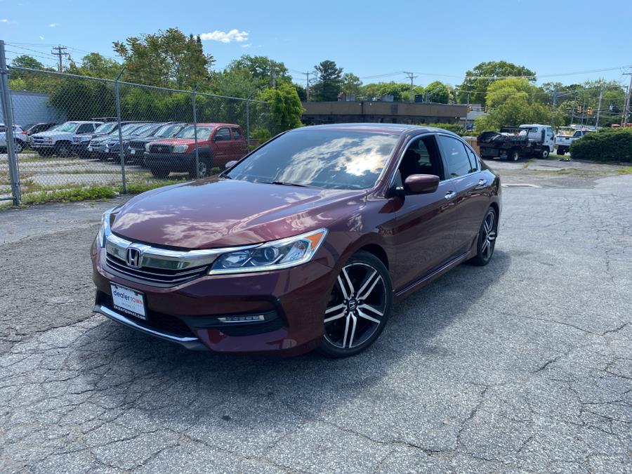 2016 Honda Accord Sedan 4dr I4 CVT Sport, available for sale in Milford, Connecticut | Dealertown Auto Wholesalers. Milford, Connecticut 2016 Honda Accord Sedan 4dr I4 CVT Sport, available for sale in Milford, Connecticut | Dealertown Auto Wholesalers. Milford, Connecticut