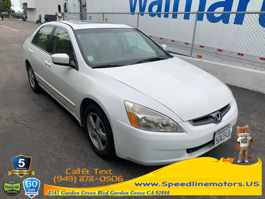 2004 Honda Accord Sdn EX Auto PZEV w/Leather/XM, available for sale in Garden Grove, California | Speedline Motors. Garden Grove, California 2004 Honda Accord Sdn EX Auto PZEV w/Leather/XM, available for sale in Garden Grove, California | Speedline Motors. Garden Grove, California
