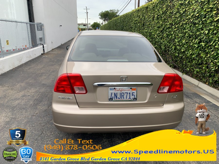 2001 Honda Civic 4dr Sdn LX Auto w/Side Airbags, available for sale in Garden Grove, California | Speedline Motors. Garden Grove, California 2001 Honda Civic 4dr Sdn LX Auto w/Side Airbags, available for sale in Garden Grove, California | Speedline Motors. Garden Grove, California