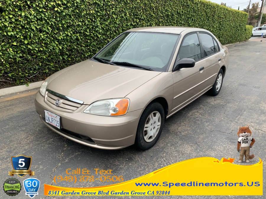2001 Honda Civic 4dr Sdn LX Auto w/Side Airbags, available for sale in Garden Grove, California | Speedline Motors. Garden Grove, California 2001 Honda Civic 4dr Sdn LX Auto w/Side Airbags, available for sale in Garden Grove, California | Speedline Motors. Garden Grove, California