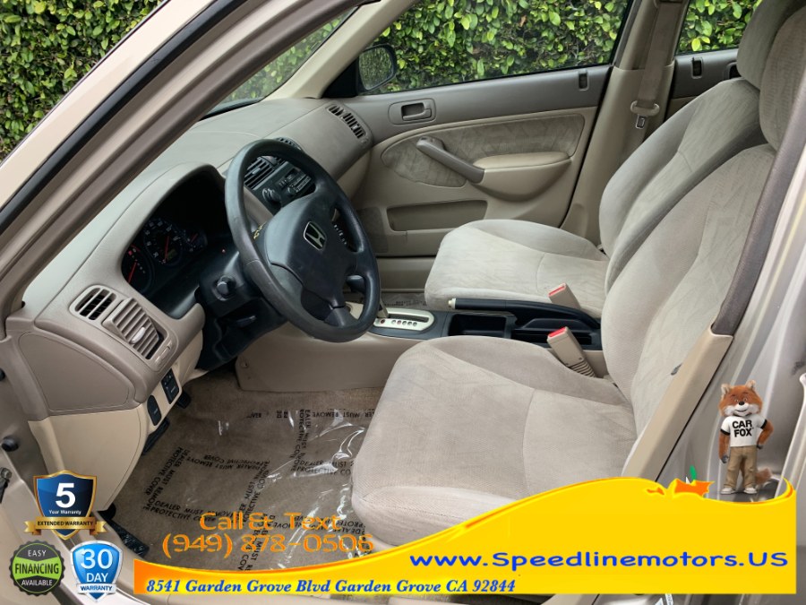2001 Honda Civic 4dr Sdn LX Auto w/Side Airbags, available for sale in Garden Grove, California | Speedline Motors. Garden Grove, California 2001 Honda Civic 4dr Sdn LX Auto w/Side Airbags, available for sale in Garden Grove, California | Speedline Motors. Garden Grove, California
