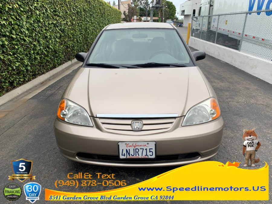 2001 Honda Civic 4dr Sdn LX Auto w/Side Airbags, available for sale in Garden Grove, California | Speedline Motors. Garden Grove, California 2001 Honda Civic 4dr Sdn LX Auto w/Side Airbags, available for sale in Garden Grove, California | Speedline Motors. Garden Grove, California