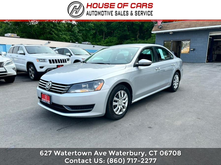 2012 Volkswagen Passat 4dr Sdn 2.5L Auto S w/Appearance PZEV, available for sale in Waterbury, Connecticut | House of Cars LLC. Waterbury, Connecticut