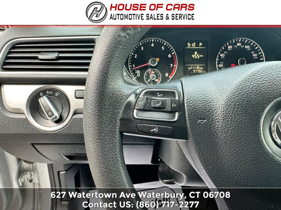 2012 Volkswagen Passat 4dr Sdn 2.5L Auto S w/Appearance PZEV, available for sale in Waterbury, Connecticut | House of Cars LLC. Waterbury, Connecticut