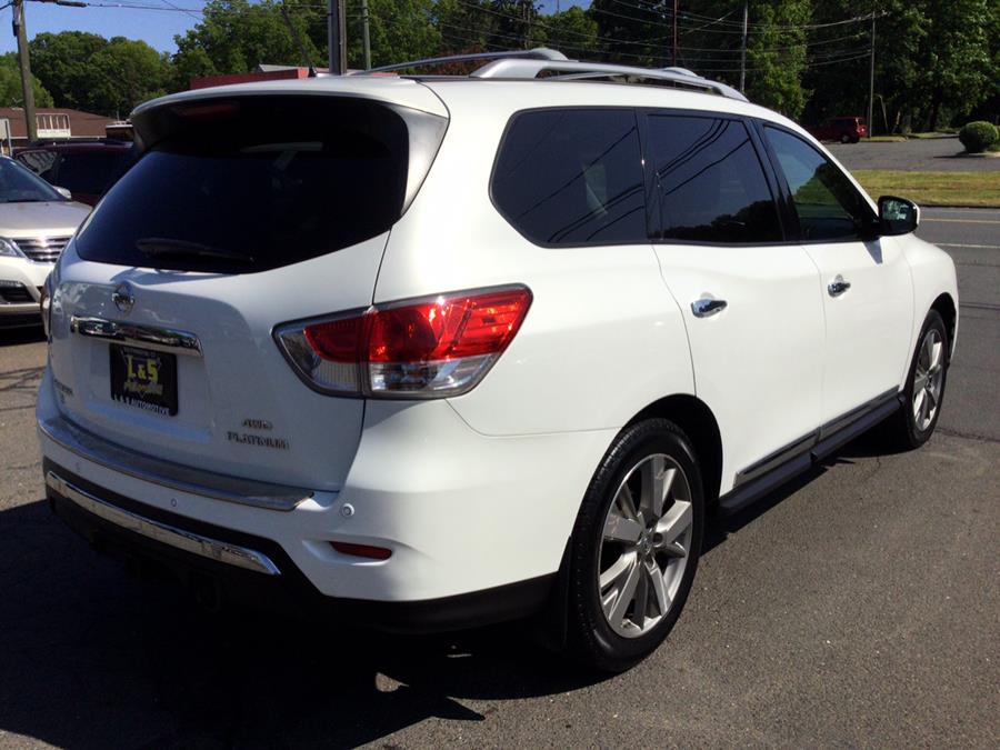 2014 Nissan Pathfinder 4WD 4dr Platinum, available for sale in Plantsville, Connecticut | L&S Automotive LLC. Plantsville, Connecticut 2014 Nissan Pathfinder 4WD 4dr Platinum, available for sale in Plantsville, Connecticut | L&S Automotive LLC. Plantsville, Connecticut