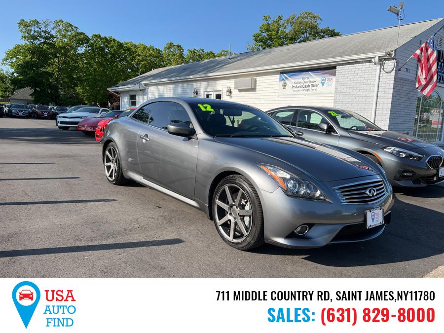 2012 INFINITI G37 Convertible 2dr Sport 6MT, available for sale in Saint James, New York | USA Auto Find. Saint James, New York