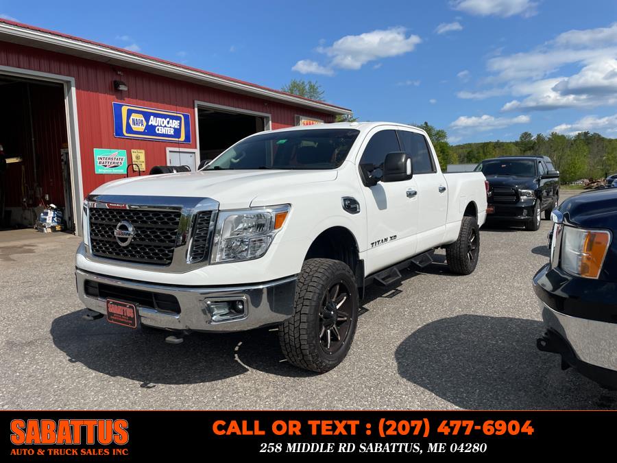 2017 Nissan Titan XD 4x4 Diesel Crew Cab SV, available for sale in Sabattus, Maine | Sabattus Auto and Truck Sales Inc. Sabattus, Maine 2017 Nissan Titan XD 4x4 Diesel Crew Cab SV, available for sale in Sabattus, Maine | Sabattus Auto and Truck Sales Inc. Sabattus, Maine