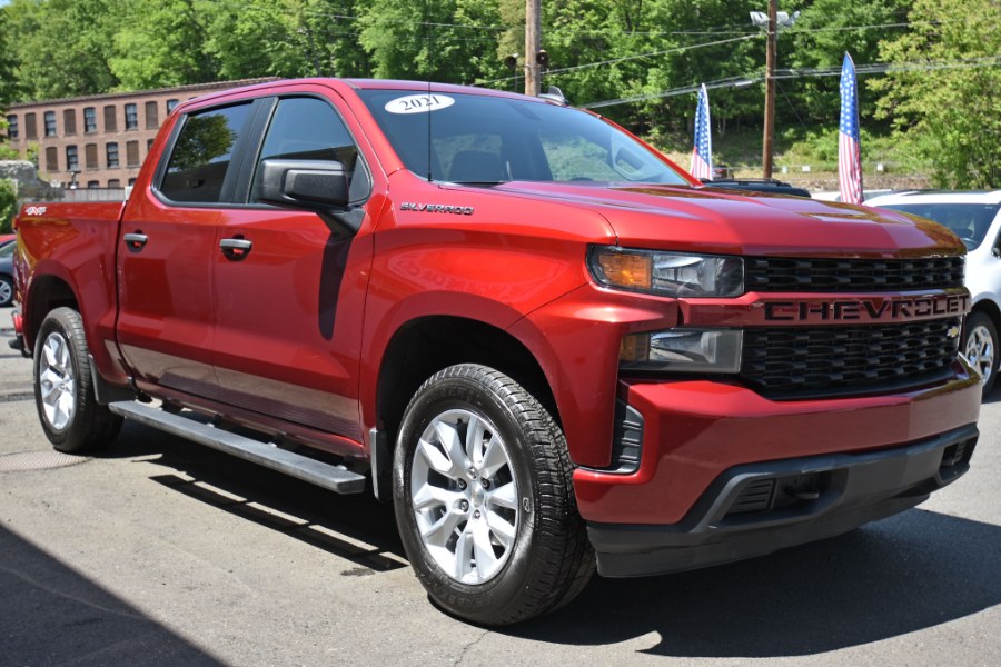 2021 Chevrolet Silverado 1500 4WD Crew Cab 147" Custom, available for sale in Waterbury, Connecticut | Highline Car Connection. Waterbury, Connecticut 2021 Chevrolet Silverado 1500 4WD Crew Cab 147" Custom, available for sale in Waterbury, Connecticut | Highline Car Connection. Waterbury, Connecticut
