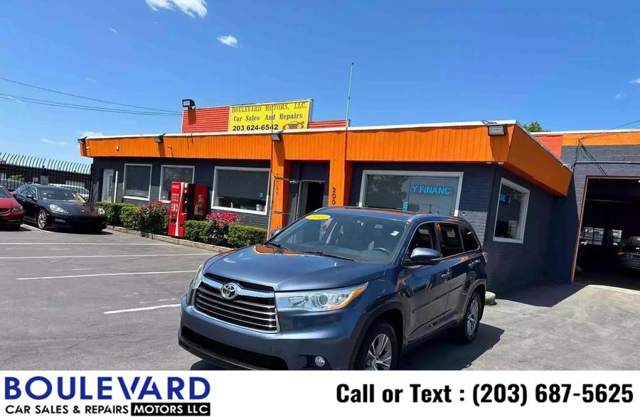 2014 Toyota Highlander XLE Sport Utility 4D, available for sale in New Haven, Connecticut | Boulevard Motors LLC. New Haven, Connecticut 2014 Toyota Highlander XLE Sport Utility 4D, available for sale in New Haven, Connecticut | Boulevard Motors LLC. New Haven, Connecticut