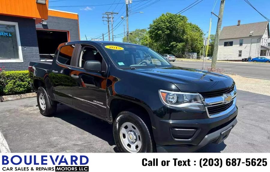 2015 Chevrolet Colorado Crew Cab Work Truck Pickup 4D 5 ft, available for sale in New Haven, Connecticut | Boulevard Motors LLC. New Haven, Connecticut 2015 Chevrolet Colorado Crew Cab Work Truck Pickup 4D 5 ft, available for sale in New Haven, Connecticut | Boulevard Motors LLC. New Haven, Connecticut