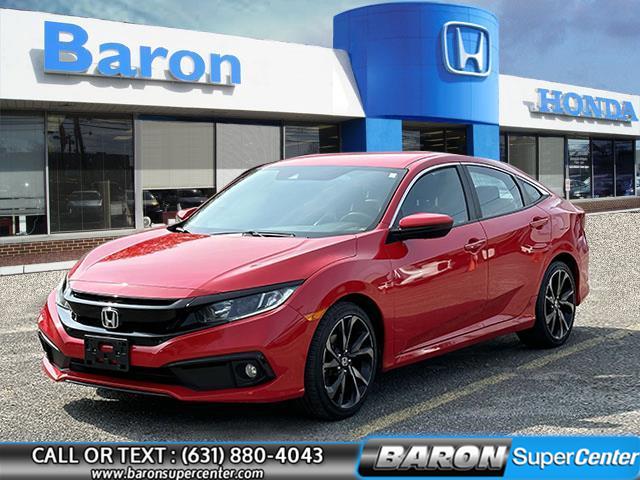 2019 Honda Civic Sedan Sport, available for sale in Patchogue, New York | Baron Supercenter. Patchogue, New York