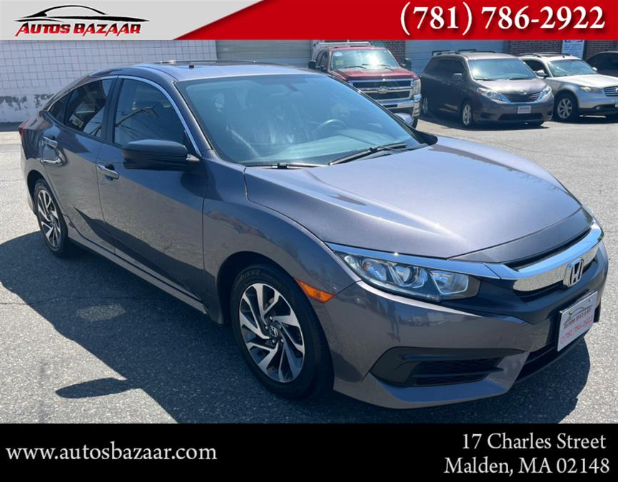 2017 Honda Civic Sedan EX CVT, available for sale in Malden, Massachusetts | Auto Bazaar. Malden, Massachusetts 2017 Honda Civic Sedan EX CVT, available for sale in Malden, Massachusetts | Auto Bazaar. Malden, Massachusetts