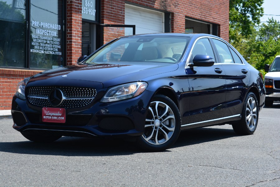 2016 Mercedes-Benz C-Class 4dr Sdn C 300 Sport 4MATIC, available for sale in ENFIELD, Connecticut | Longmeadow Motor Cars. ENFIELD, Connecticut