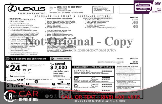 2018 Lexus Nx NX 300 F Sport, available for sale in Avenel, New Jersey | Car Revolution. Avenel, New Jersey 2018 Lexus Nx NX 300 F Sport, available for sale in Avenel, New Jersey | Car Revolution. Avenel, New Jersey